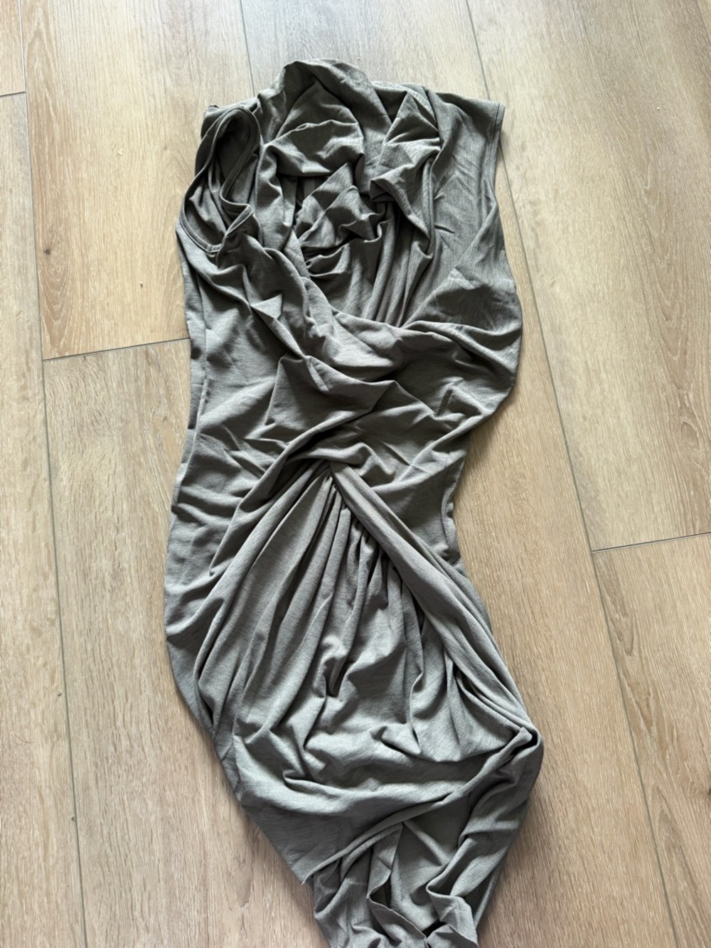 RICK OWENS LILIESSleeveless Ruched Jumpsuit